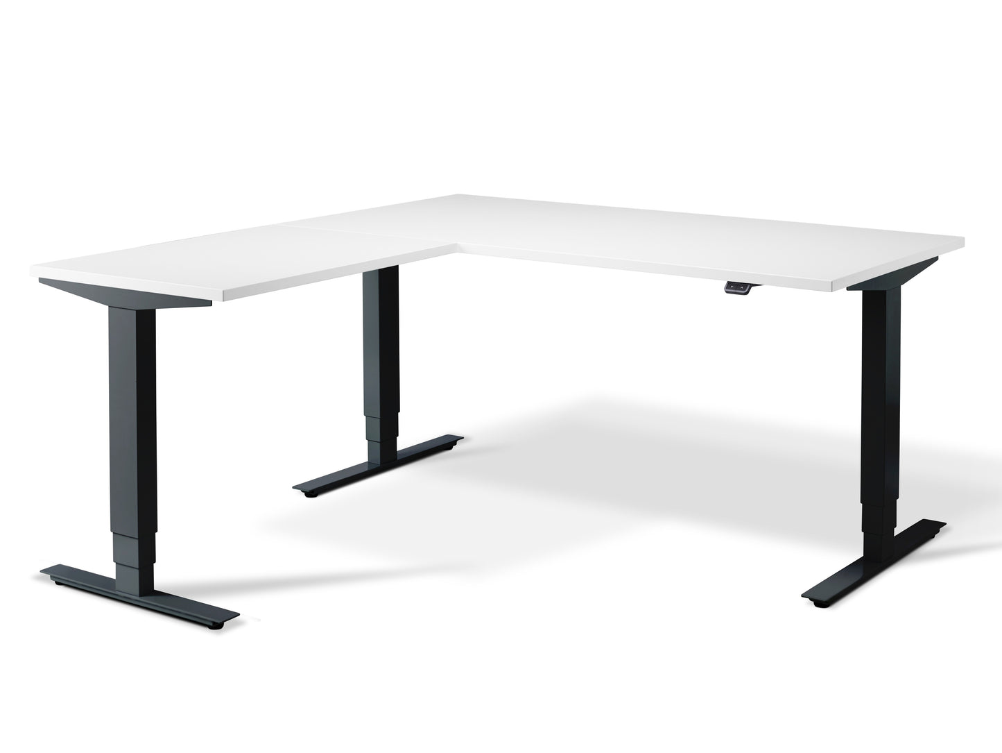 Stockholm Height Adjustable Corner Desk(With Bluetooth Control)