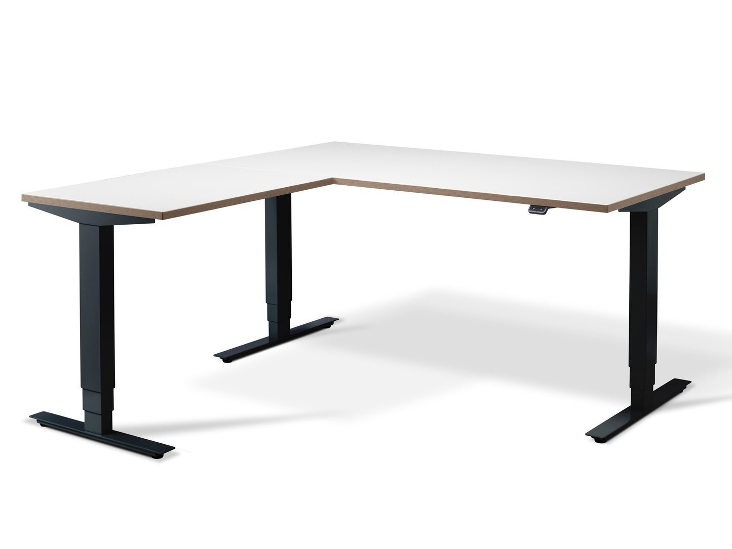 Stockholm Height Adjustable Corner Desk(With Bluetooth Control)