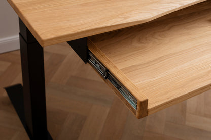 ErgoHide Keyboard Tray workspace