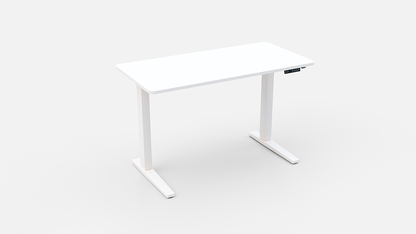 Ergonest Classic Electric Standing Desk – Wood Top, White
