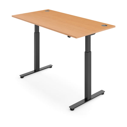 Flytta 2 Beech worktop Black frame