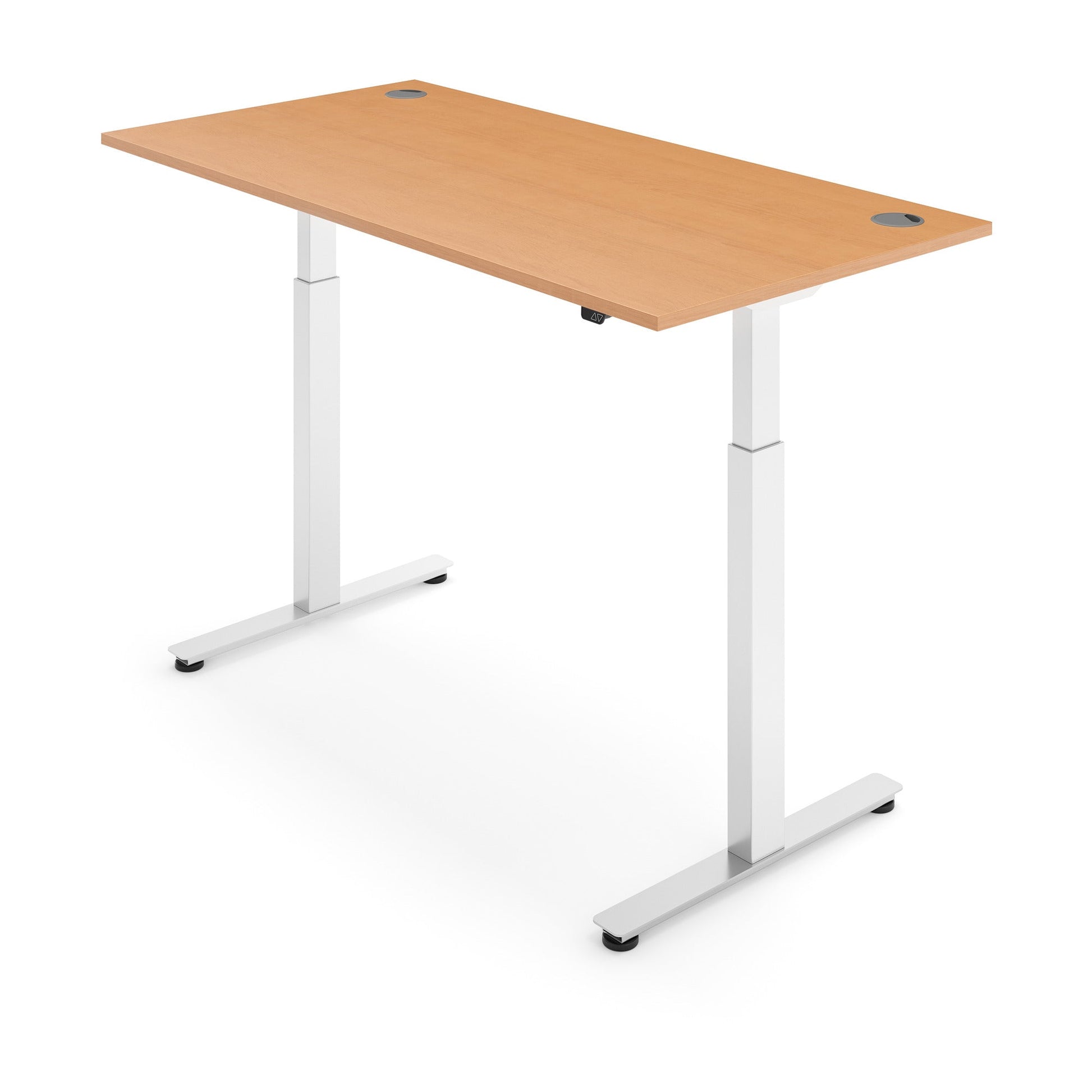 Flytta 2 Beech worktop White frame