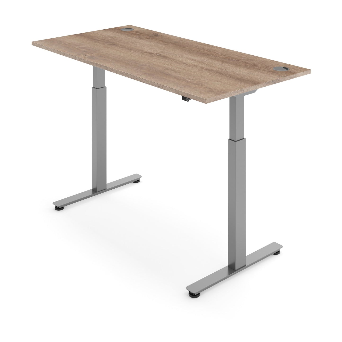Flytta 2 Nebraska Oak worktop Silver frame