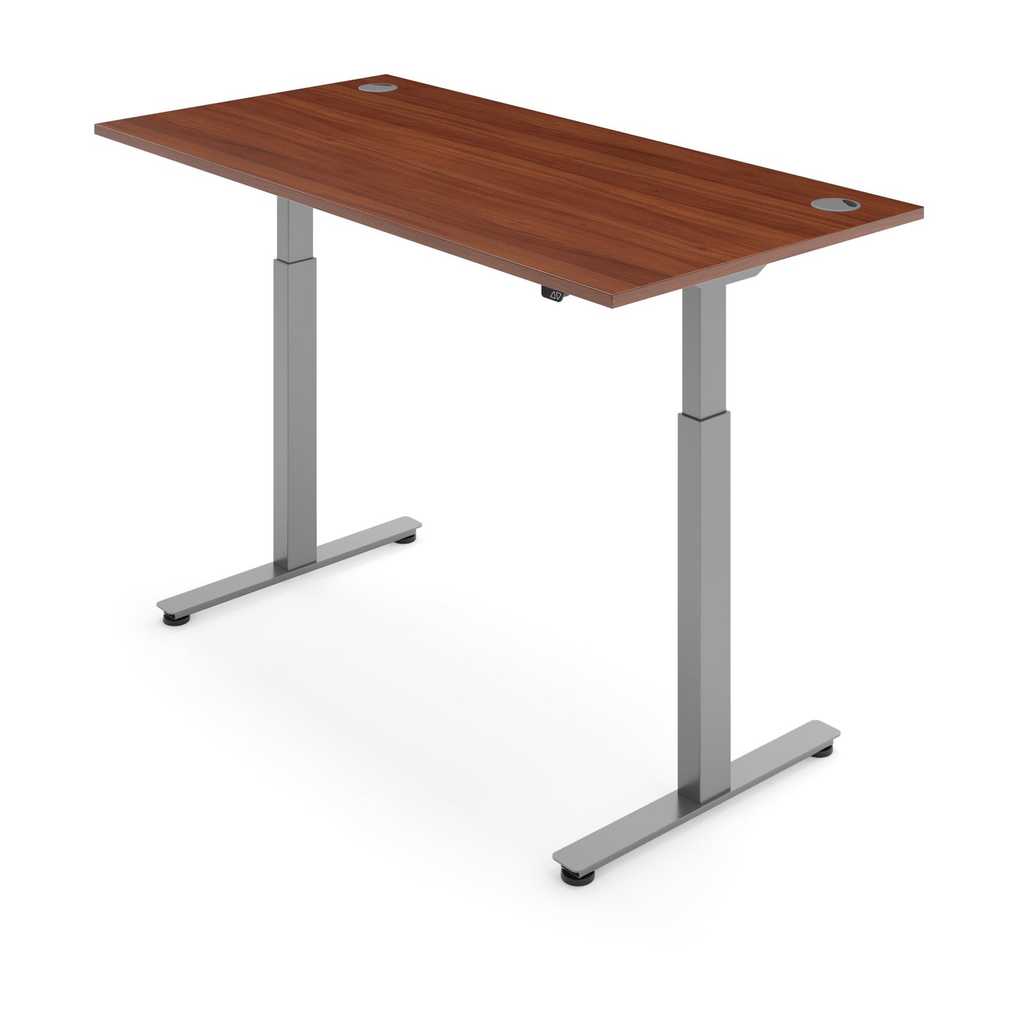 Flytta 2 Walnut worktop Silver frame