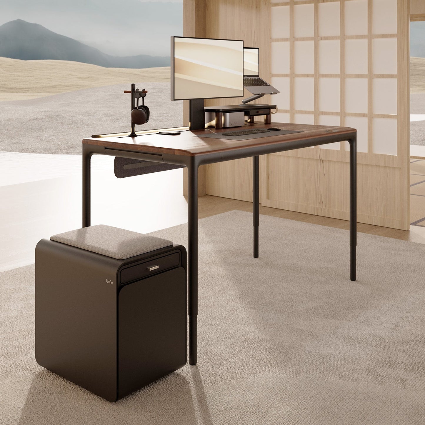 Galena Cabinet Black - beflo