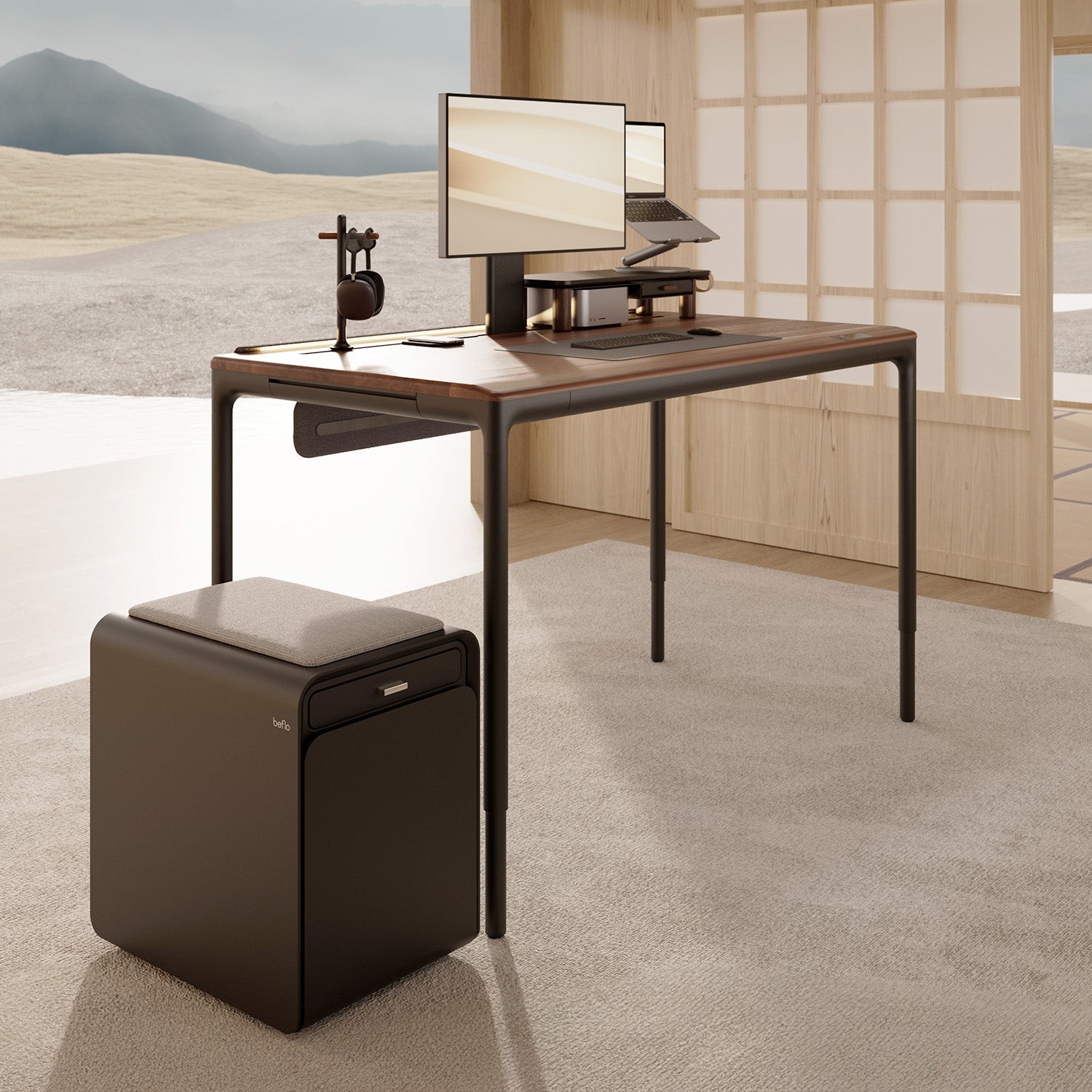 Galena Cabinet Black - beflo
