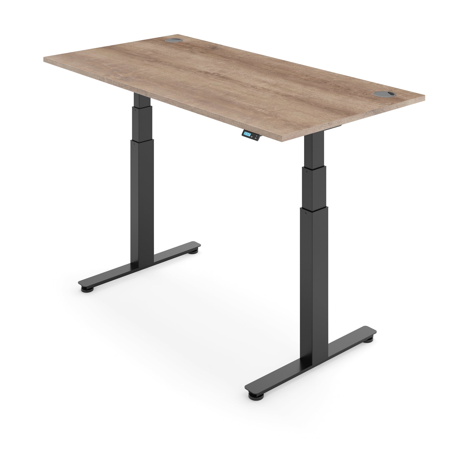Flytta 2+ Nebraska Oak worktop Black frame