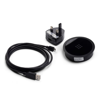 Integrated In-Desk Wireless Phone Charger