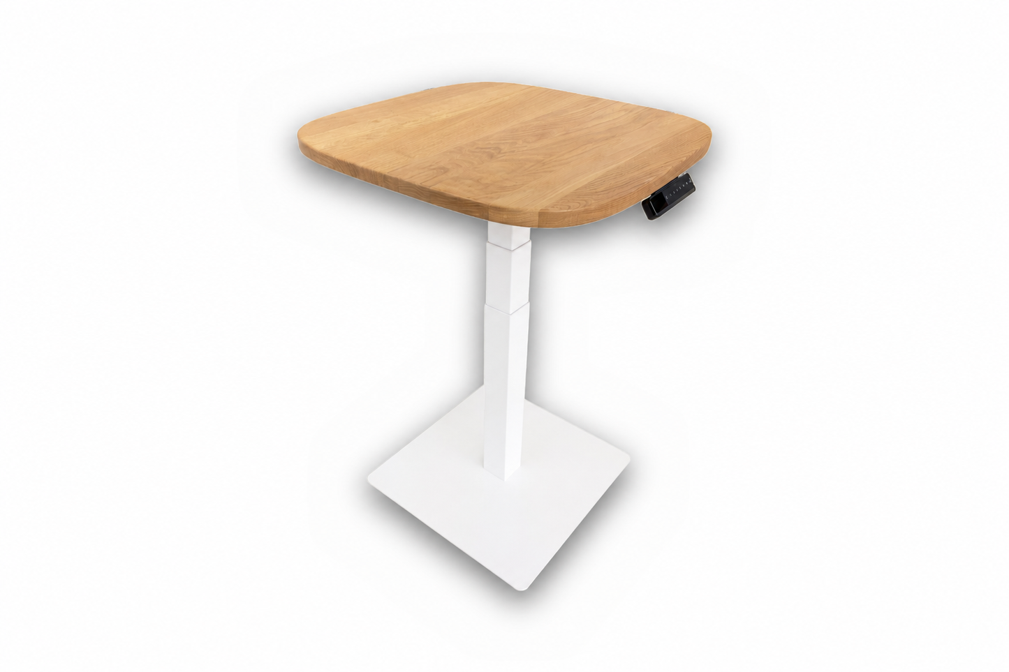 ErgoHide Height Adjustable Coffee Table Oak White