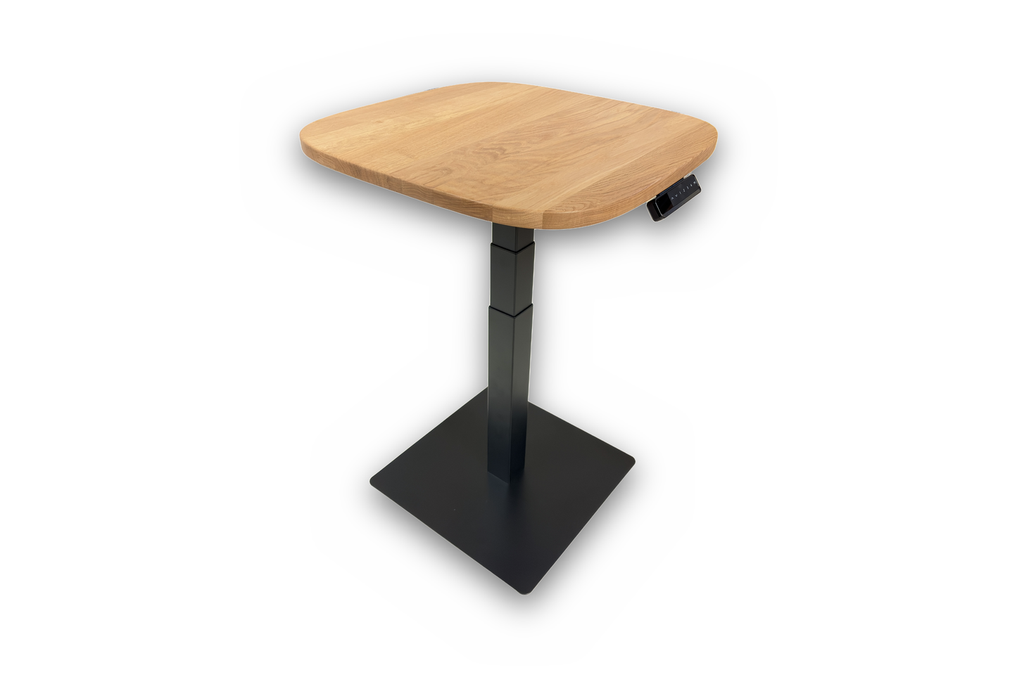 ErgoHide Height Adjustable Coffee Table Oak Black