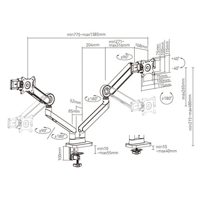 LuxMotion Designer Monitor Arm