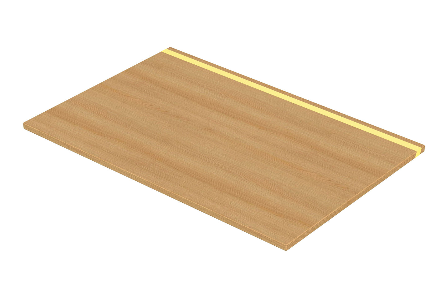 ErgoHide 120x80cm Classic oak epoxy LED desk