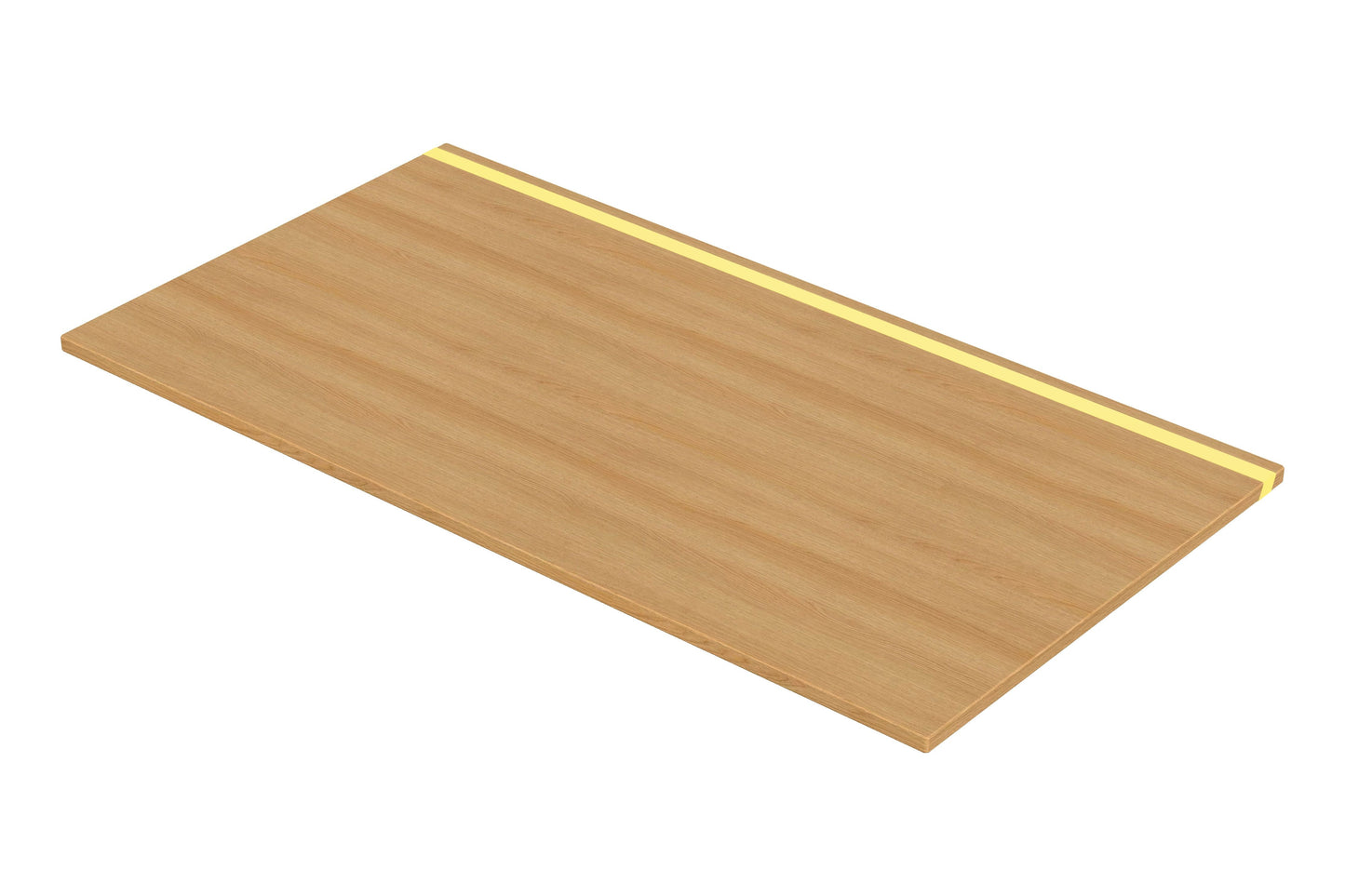 ErgoHide 150x80cm Classic oak epoxy LED desk