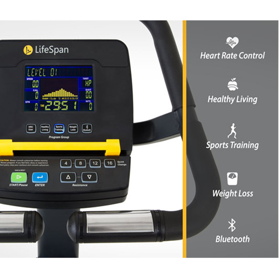 LifeSpan C5i Self-Generating Upright Bike LifeSpan