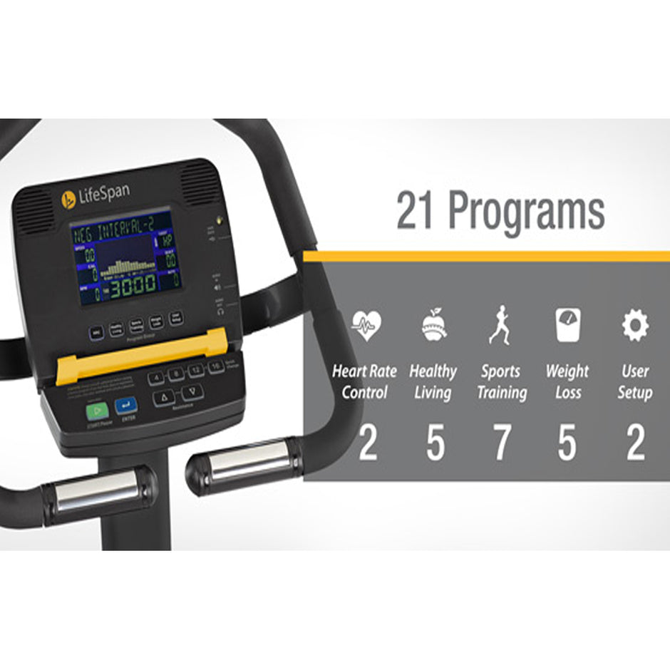 LifeSpan C5i Self-Generating Upright Bike LifeSpan