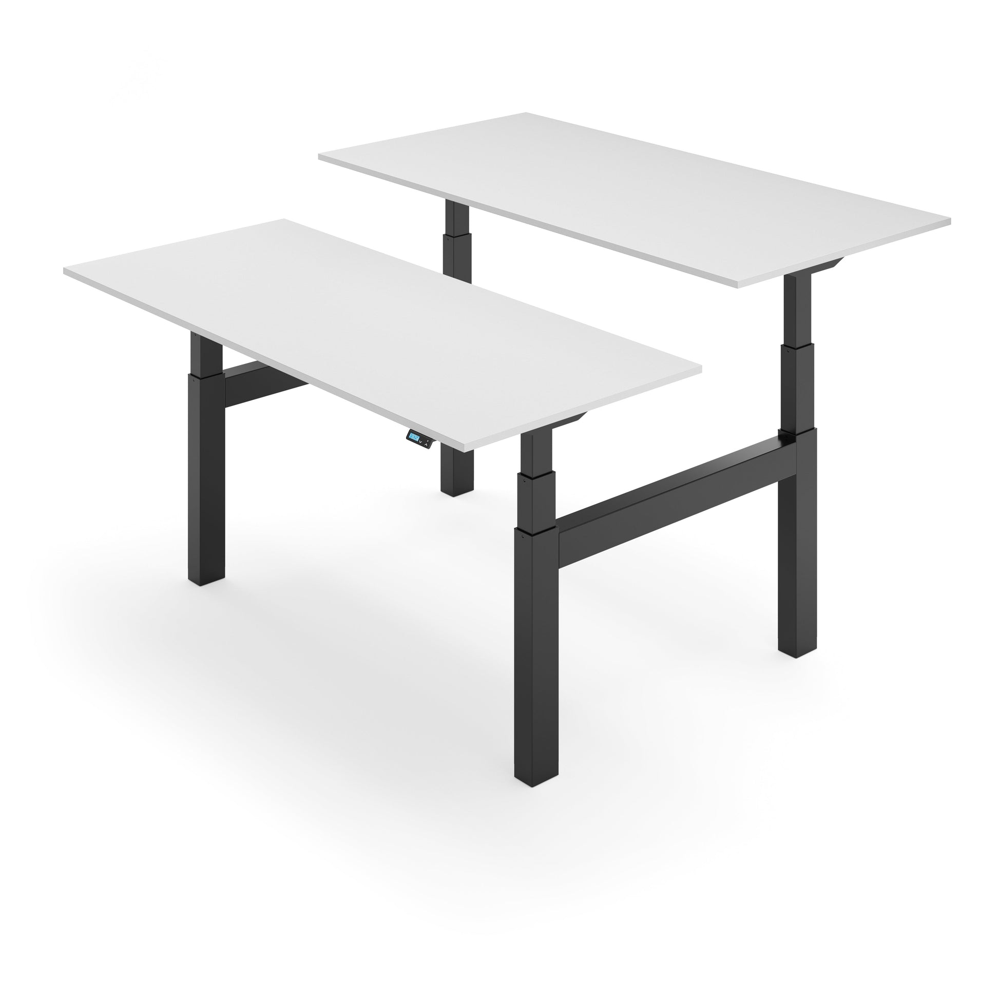 Flytta Back-2-Back Light Grey worktop Black frame
