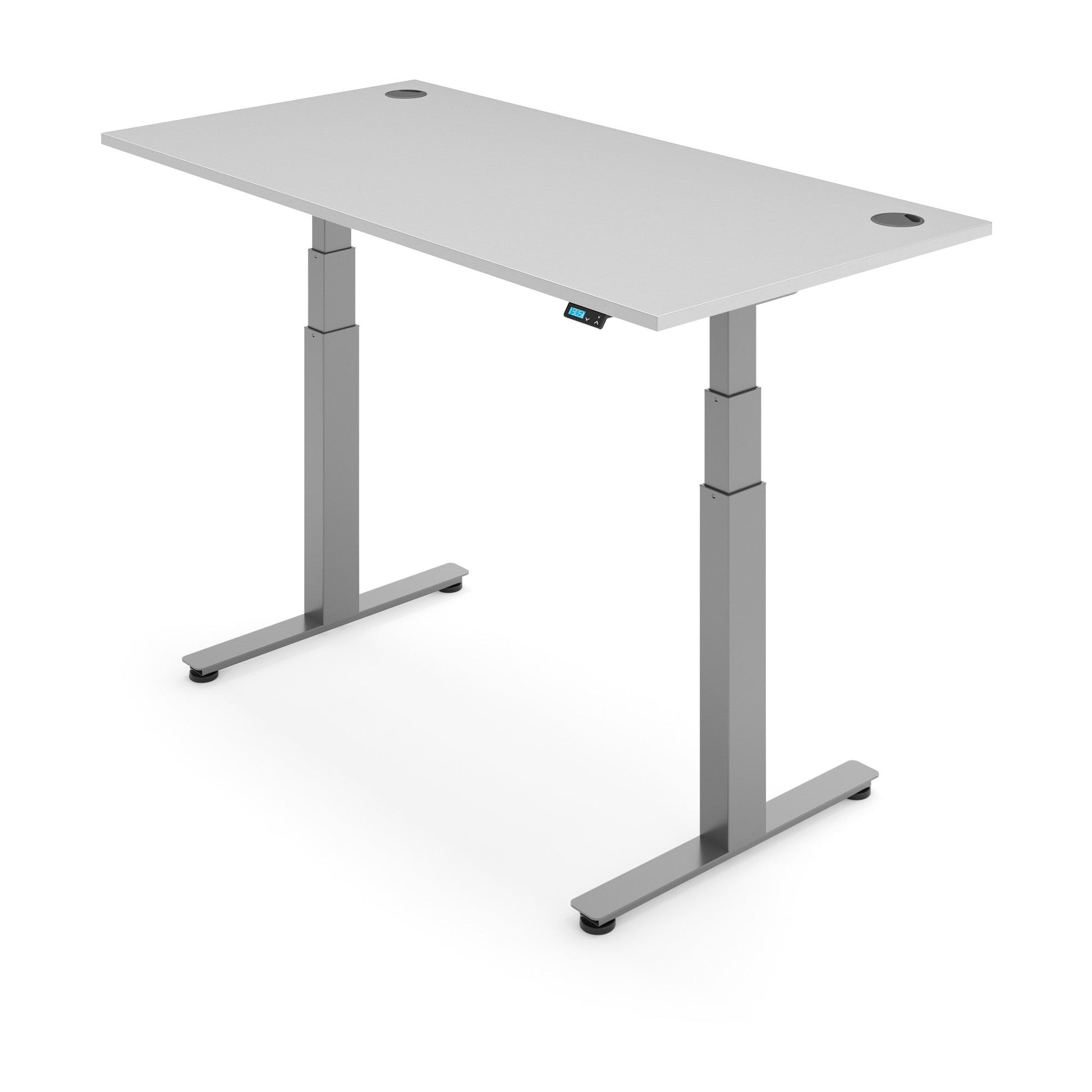 Flytta 2+ – Light Grey top, Silver frame