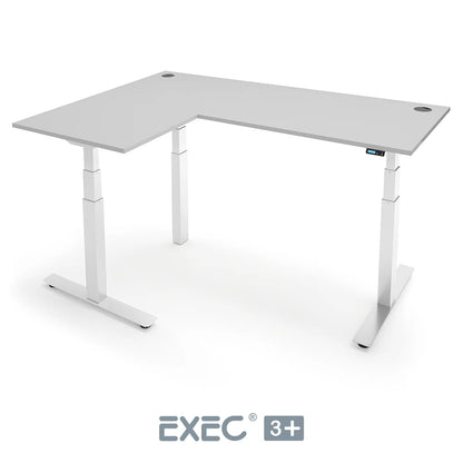 EXEC 3+ Triple Motor L-Shaped Height Adjustable Standing Desk