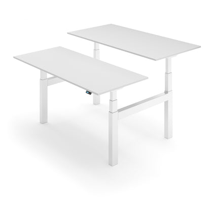 Flytta Back-2-Back Light Grey worktop White frame