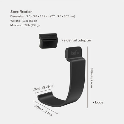 Lode Hanging Desk Hook - beflo