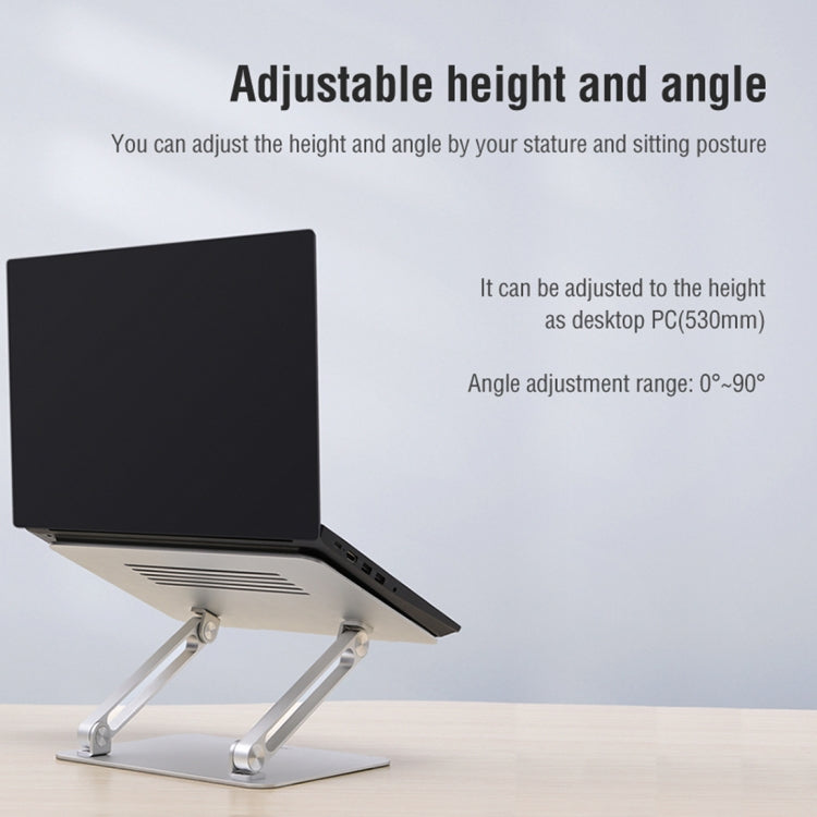 Ergonest Adjustable Aluminium Laptop Stand – Silver