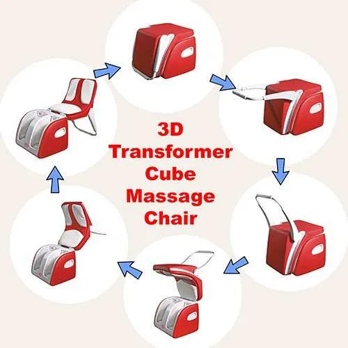 SASAKI 1 Series 3D Transformer Cube Massage Chair SASAKI