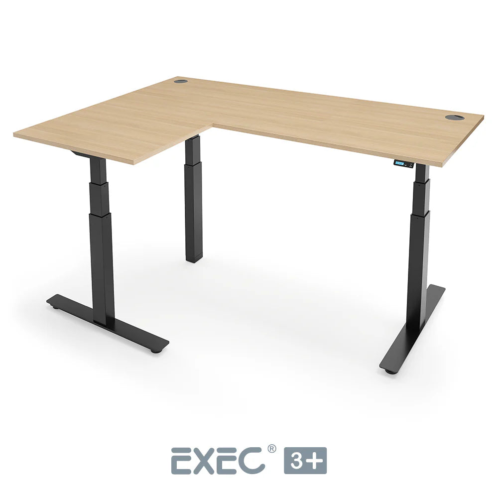 EXEC 3+ Triple Motor L-Shaped Height Adjustable Standing Desk