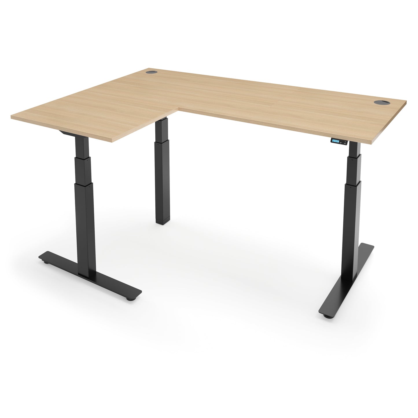 Flytta Back-2-Back – Oak top, Black frame