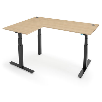 Flytta Back-2-Back – Oak top, Black frame