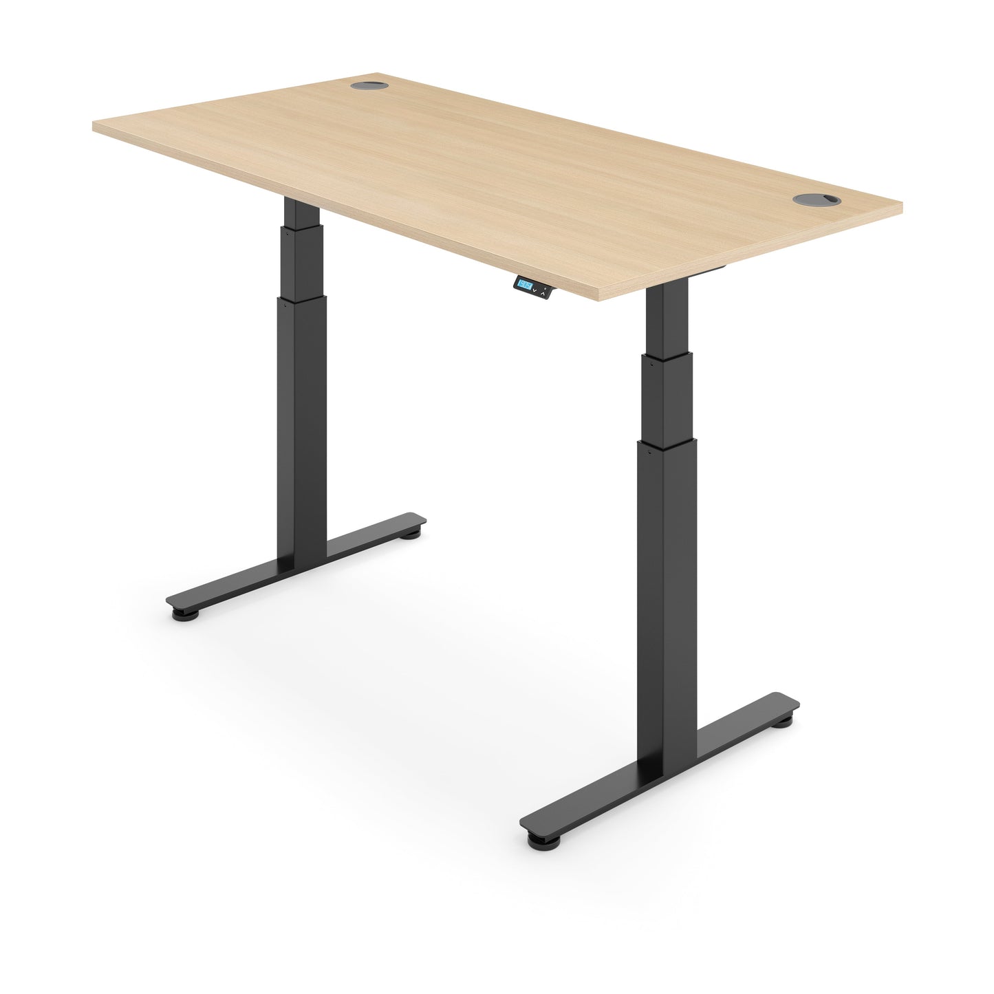 Flytta 2+ Oak worktop Black frame