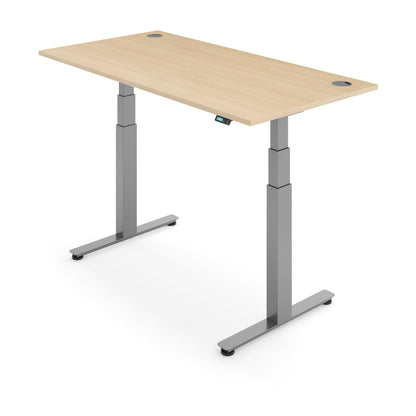Flytta 2+ – Oak top, Silver frame