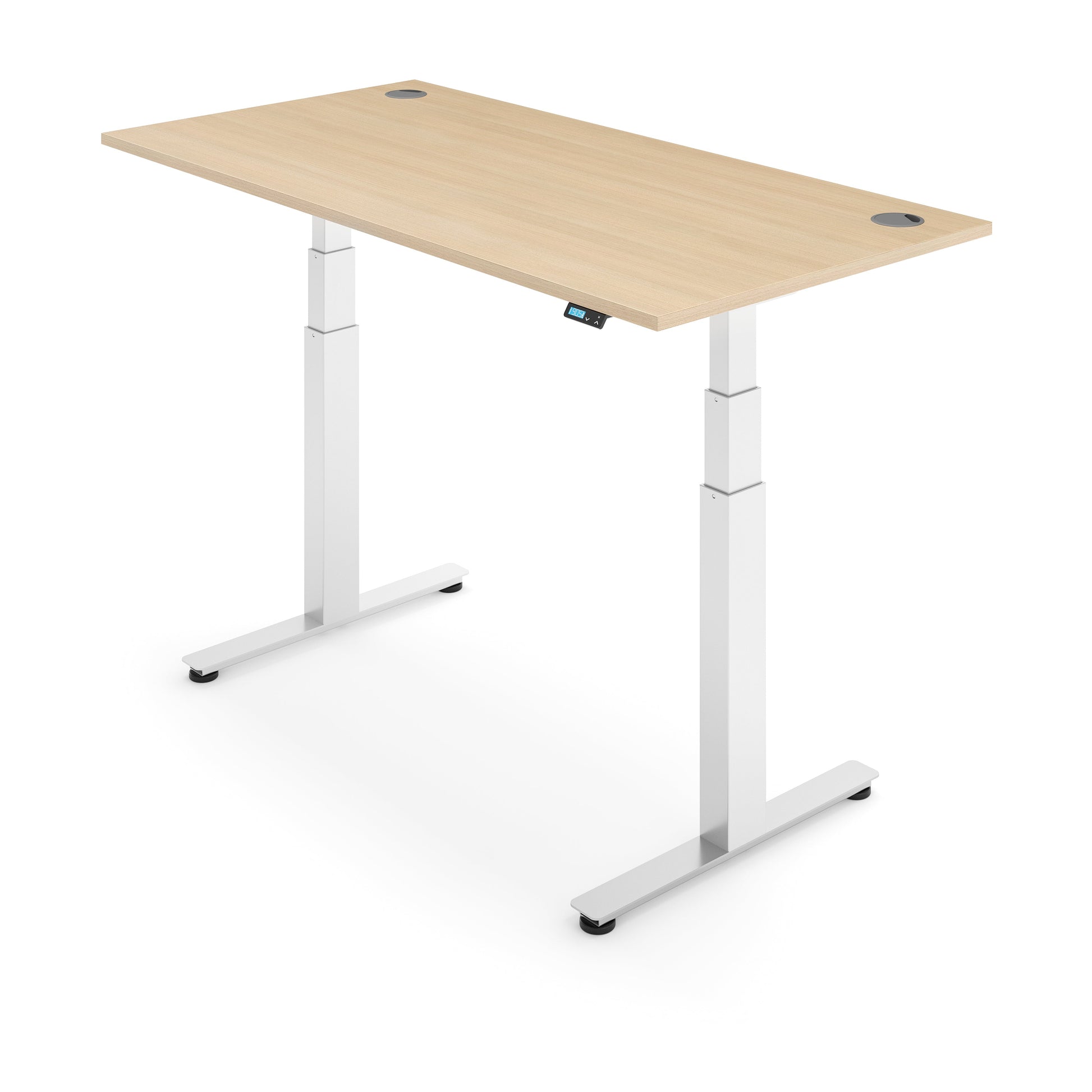 Flytta 2+ Oak worktop White frame