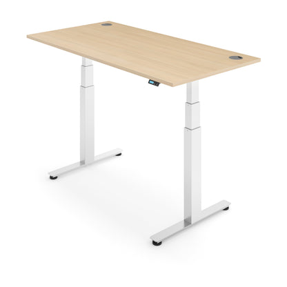 Flytta 2+ Oak worktop White frame