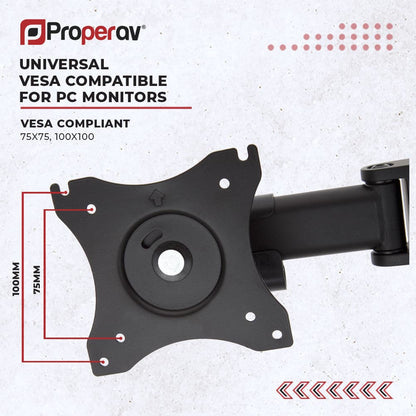 Ergonest Monitor Arm – Swing Arm Desk Mount (13–32 in)