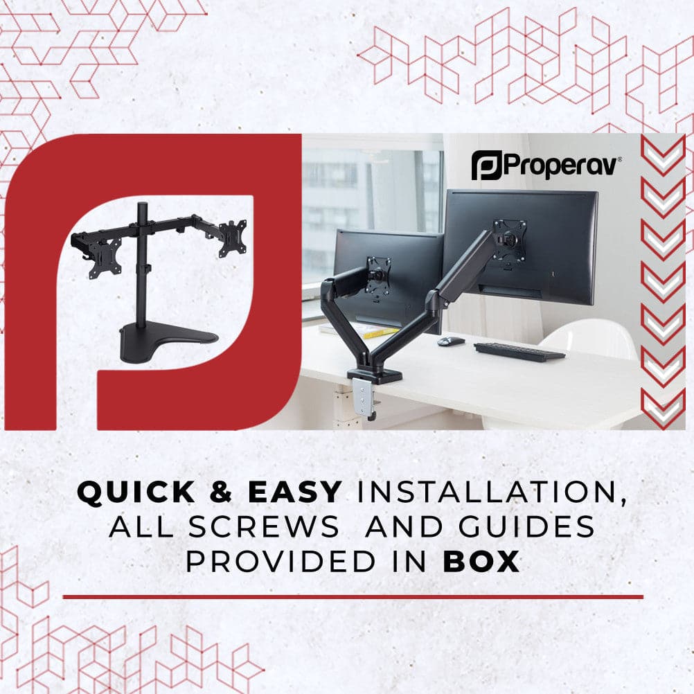 Ergonest Monitor Arm – Articulated Swing Arm (17–32 in)