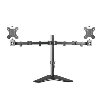 Ergonest Dual Monitor Stand – Freestanding Swing Arm (17–32 in)