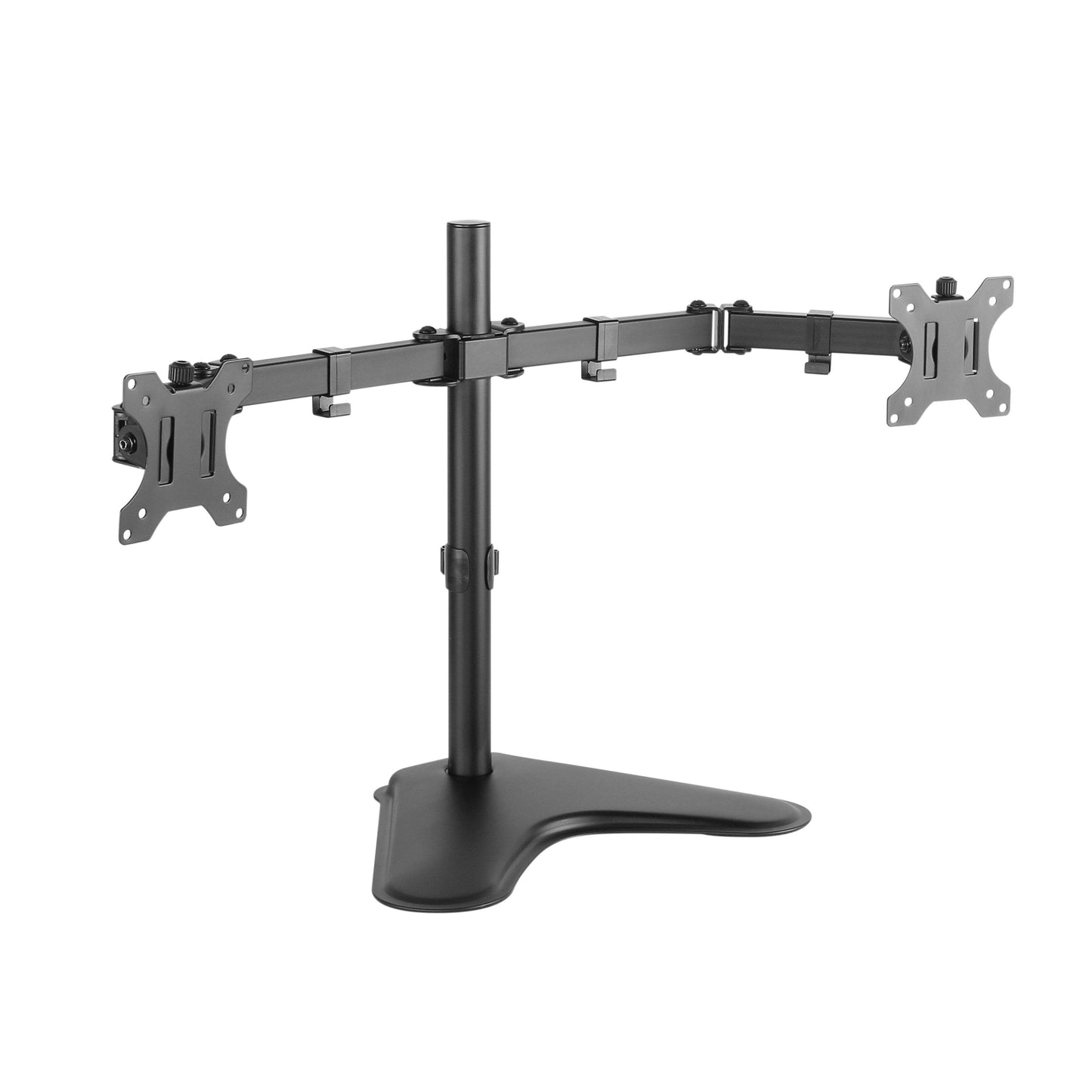 Ergonest Dual Monitor Stand – Freestanding Swing Arm (17–32 in)