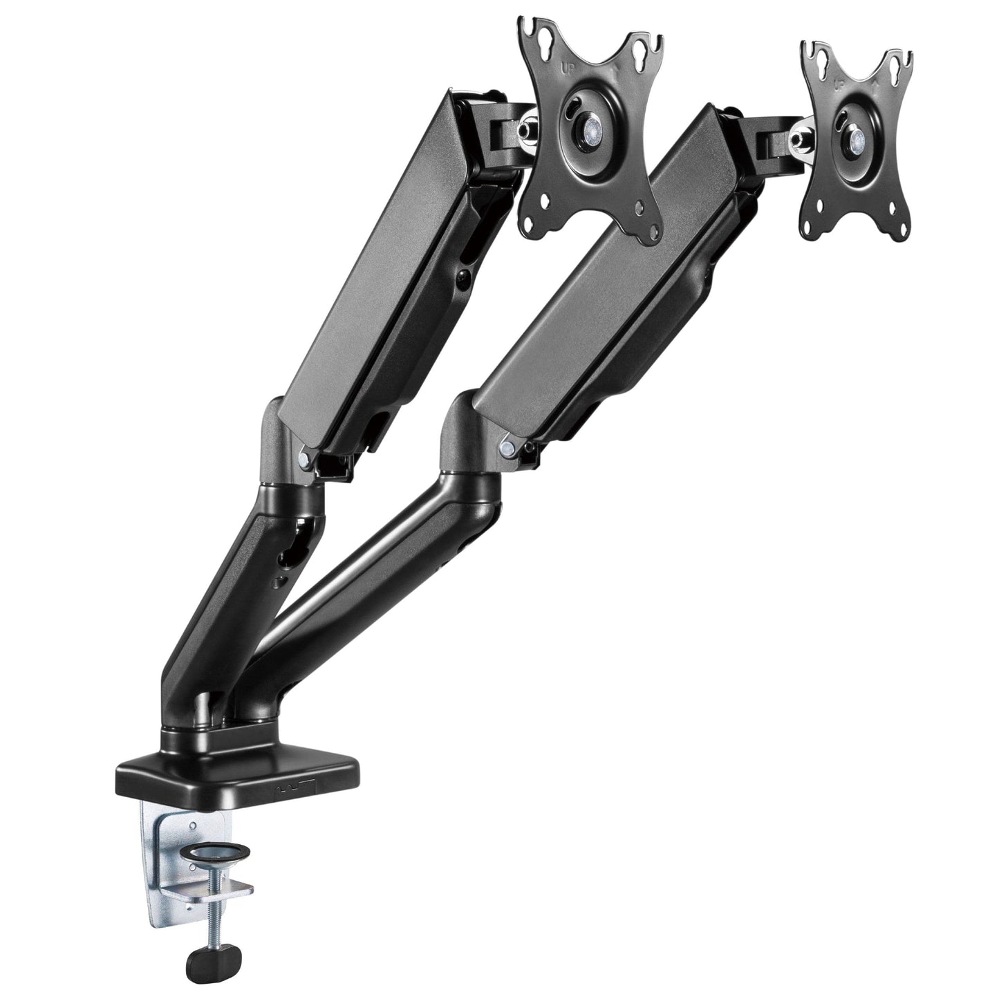 Ergonest Dual Monitor Arm – Articulated Swing Arm (17–32 in)