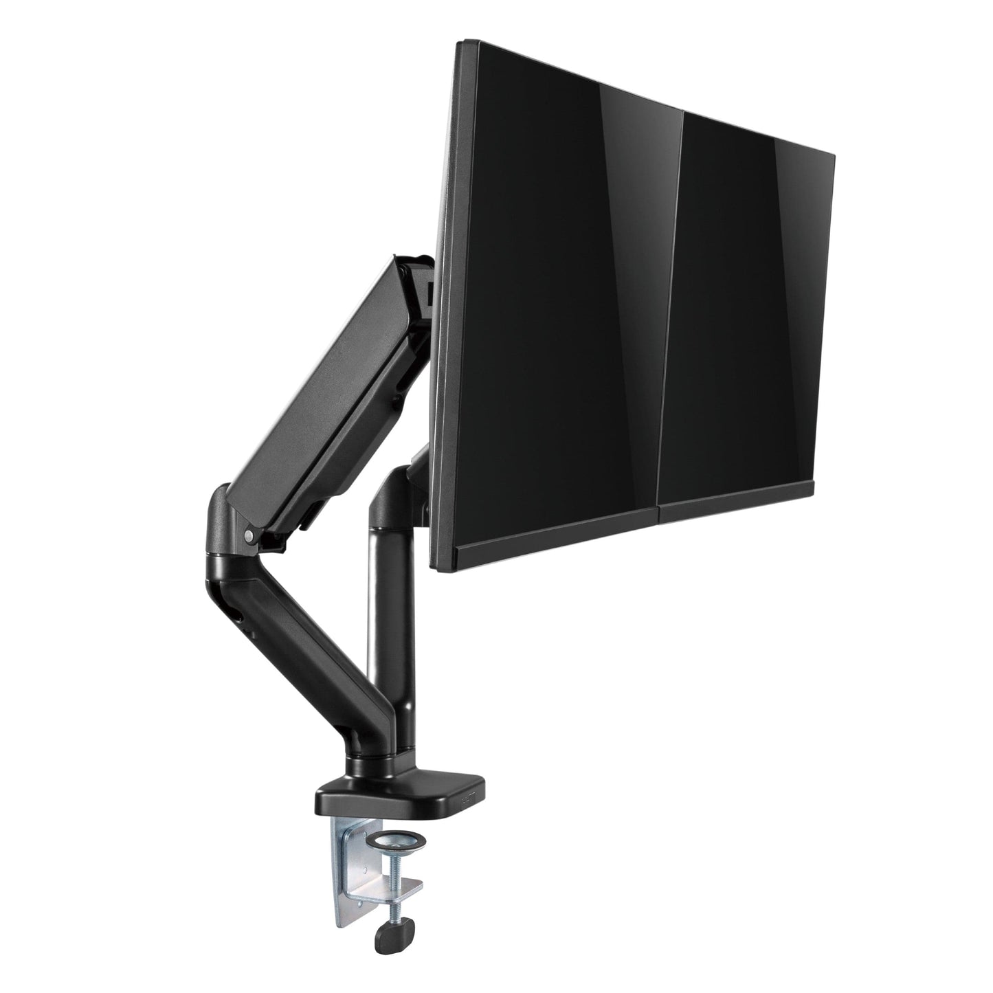 Ergonest Dual Monitor Arm – Articulated Swing Arm (17–32 in)
