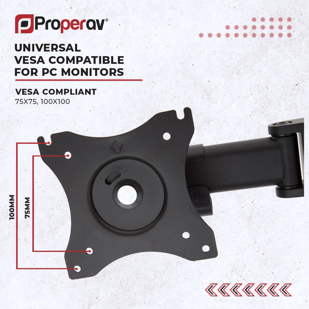 Ergonest Dual Monitor Arm – Articulated Swing Arm (17–32 in)