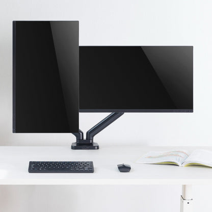 Ergonest Dual Monitor Arm – Articulated Swing Arm (17–32 in)