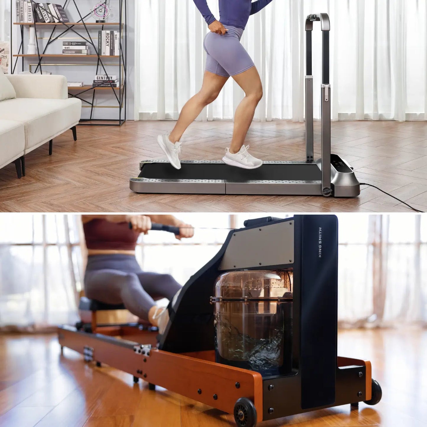 Cardio Home Fitness Bundle - Walking Pad R2 & Rower WR1