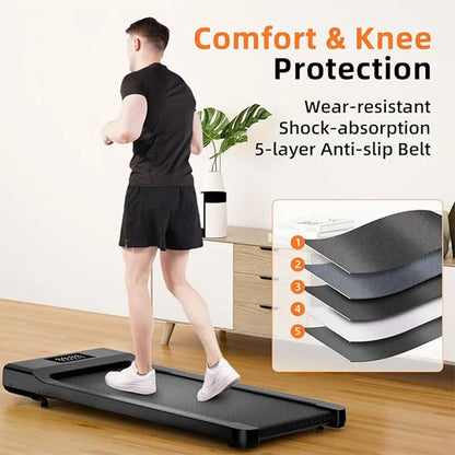 Ergonest 2-in-1 Under-Desk Walking Pad – 100cm Deck, Remote