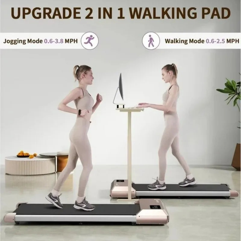 Ergonest Portable Walking Pad – 2.5HP, LED Display, Pink