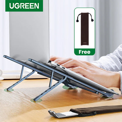 Ergonest Foldable Vertical Laptop Stand – Aluminium