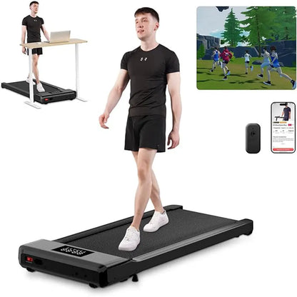 Ergonest 2-in-1 Under-Desk Walking Pad – 100cm Deck, Remote