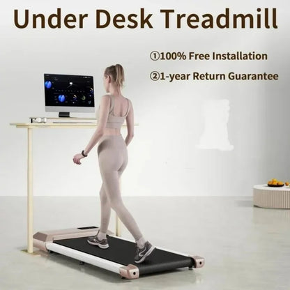 Ergonest Portable Walking Pad – 2.5HP, LED Display, Pink