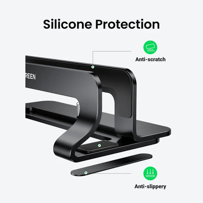 Ergonest Portable Vertical Laptop Stand – Aluminium