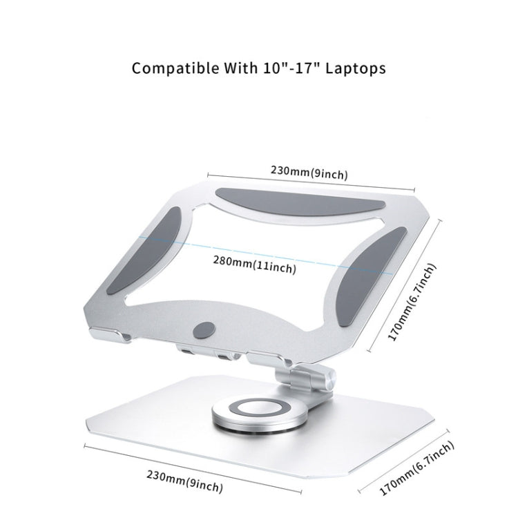 Ergonest 360° Rotating Aluminium Laptop Stand