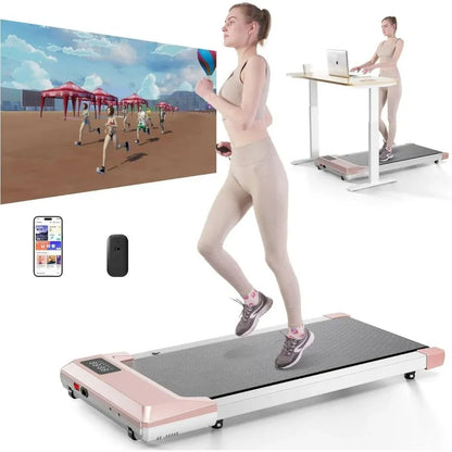 Ergonest Portable Walking Pad – 2.5HP, LED Display, Pink